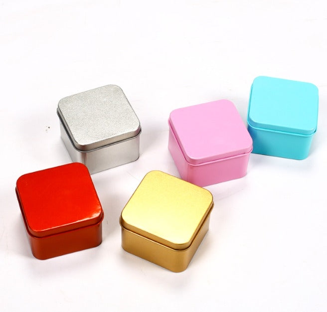 Square container tin