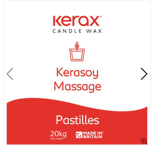 Massage candle wax