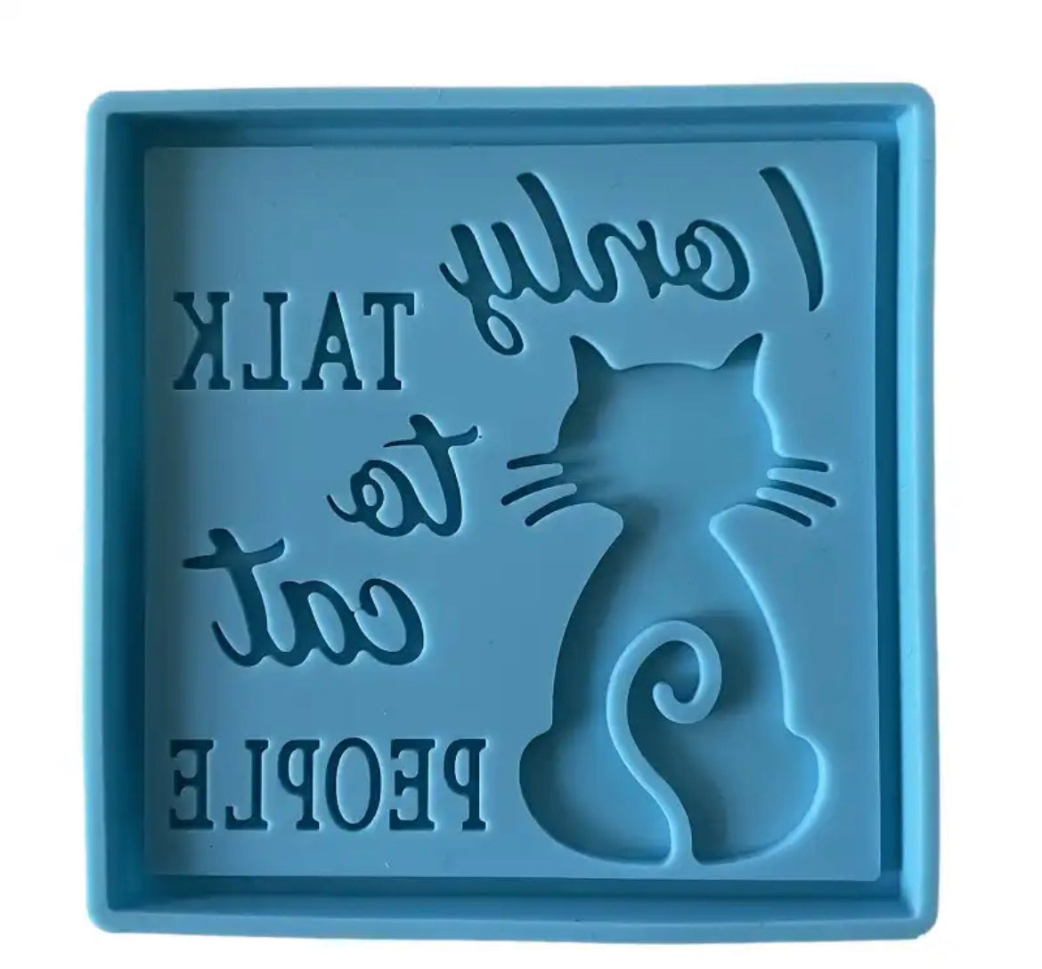 Cat coaster molds