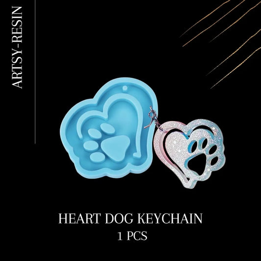 Dog heart/paw mold