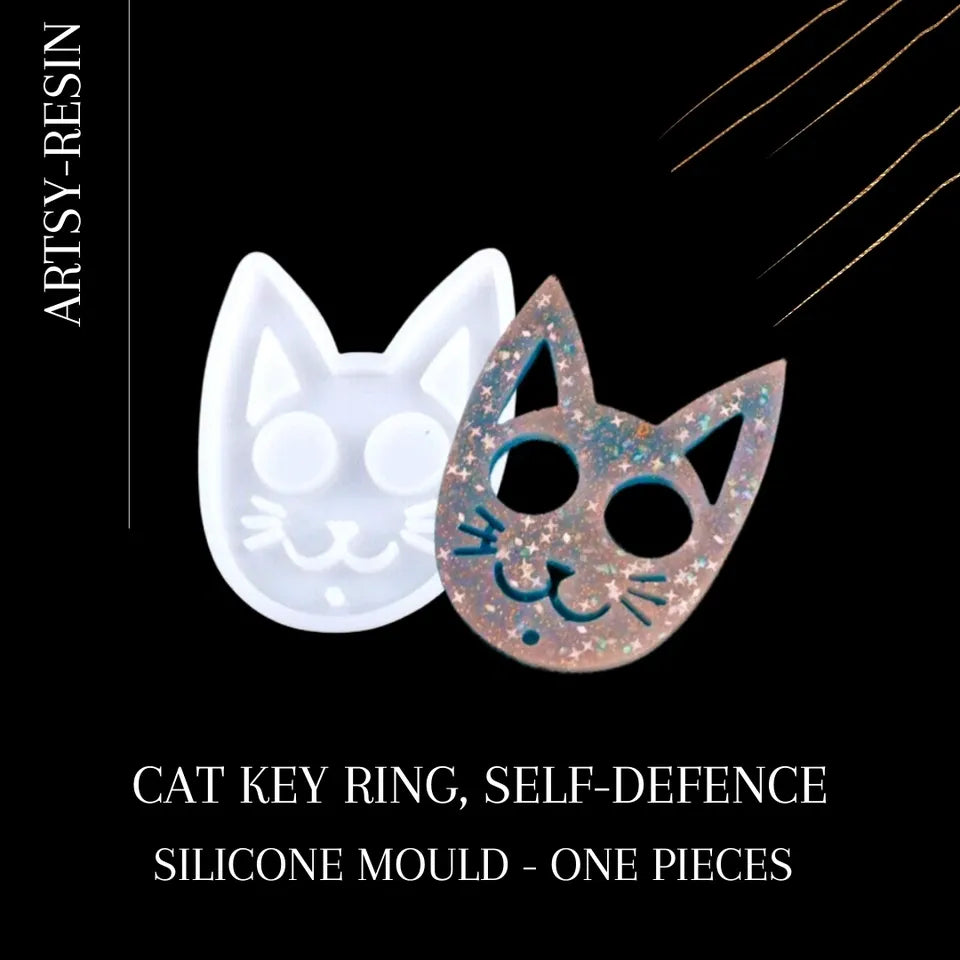 Cat keyring and self-defense mold