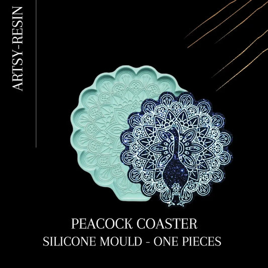 Peacock coaster