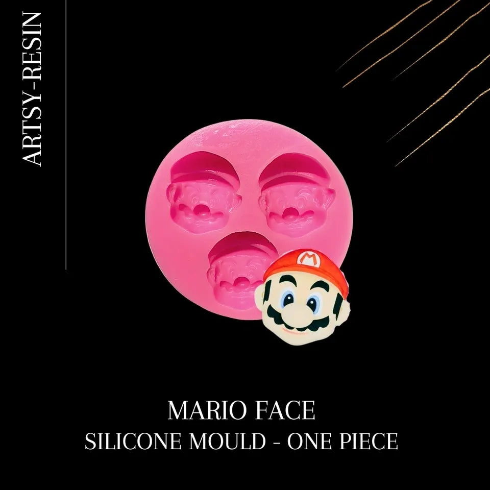 Mario face mould