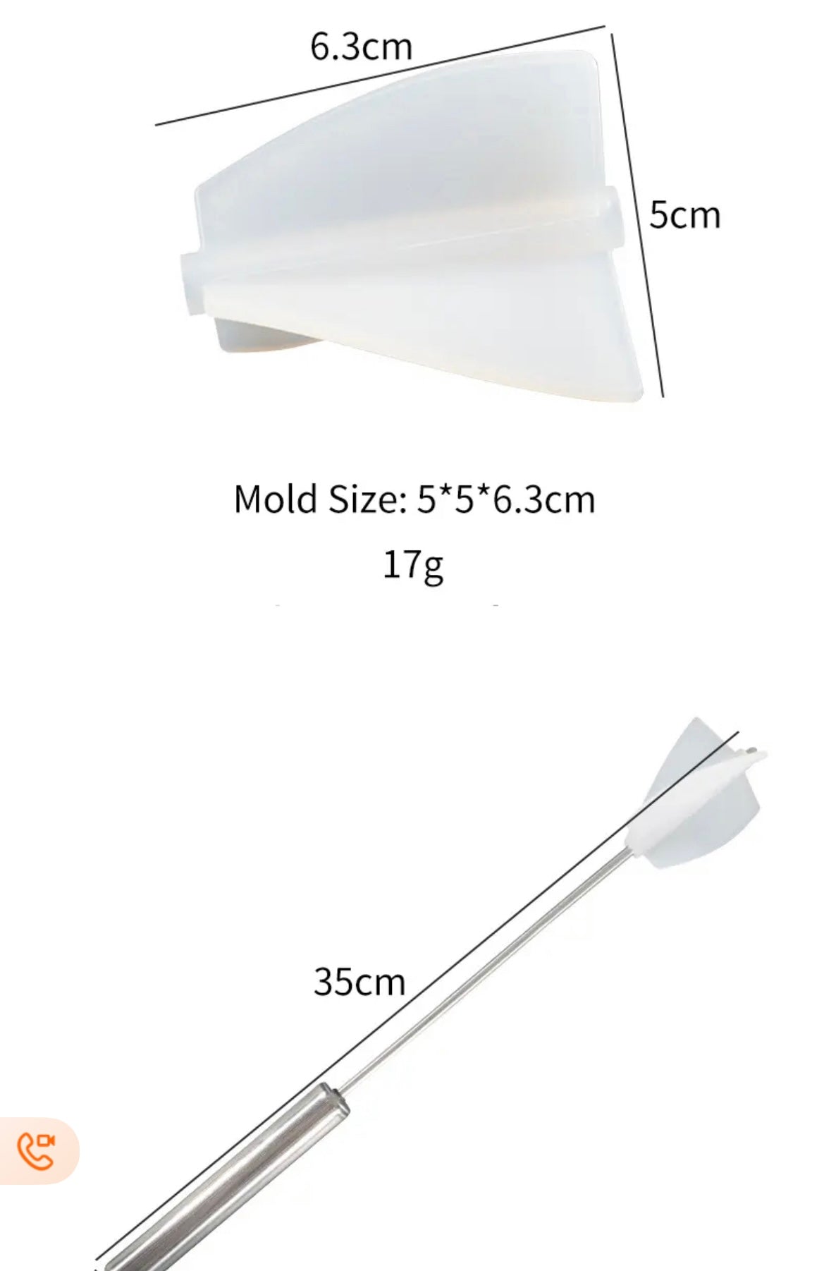 Silicone mixing paddle